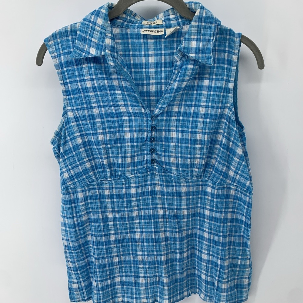 Lot Of 6 Women's Tops, 1 New Elbow Sleeve, Short Sleeve, Sleeveless Shirts - Picture 14 of 16